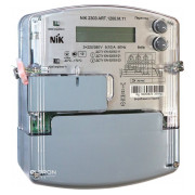 Лічильник електроенергії NIK 2303 ART.1200.M.11 трифазний однотарифний 5(10)А 3×220/380В міні-фото
