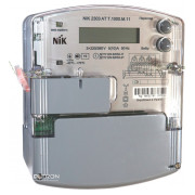 Счетчик электроэнергии NIK 2303 ATT.1000.M.11 трехфазный многотарифный 5(10)А 3×220/380В мини-фото