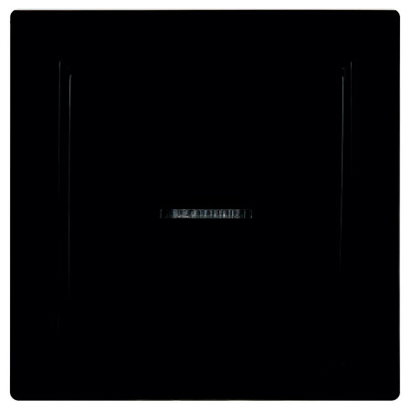 Выключатель Nilson Thor одноклавишный с подсветкой черный (27221002) фото
