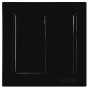 Выключатель Nilson Thor двухклавишный черный мини-фото