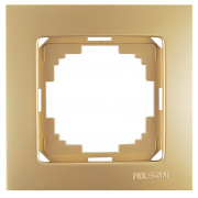 Рамка Nilson Touran 1-местная универсальная золото мини-фото