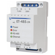 Преобразователь интерфейсов Новатек-Электро ЕТ-485 (Ethernet-Modbus) мини-фото