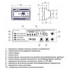 Цифровое температурное реле Новатек-Электро ТР-101 изображение 2 (габаритные размеры)