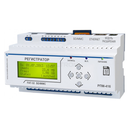 Реєстратор електричних параметрів Новатек-Електро РПМ-416 мікропроцесорний фото