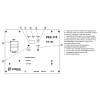 Універсальний блок захисту однофазних асинхронних електродвигунів Новатек-Електро УБЗ-115 зображення 3 (схема)