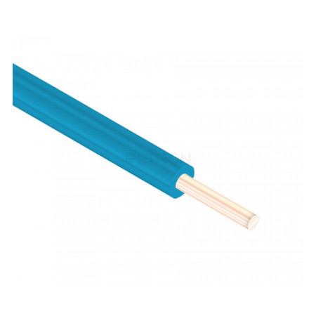 Провод Одескабель ПВ-1 6,0 мм² синий установочный медный жесткий (ГОСТ) фото