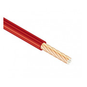 Провід Одескабель ПВ-1 16 мм² червоний установчий мідний жорсткий (ГОСТ) міні-фото