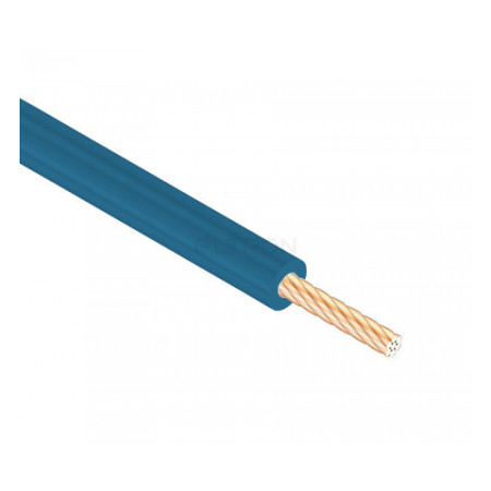 Провод Одескабель ПВ-3 нг-LS 0,5 мм² синий установочный медный гибкий (ГОСТ) фото