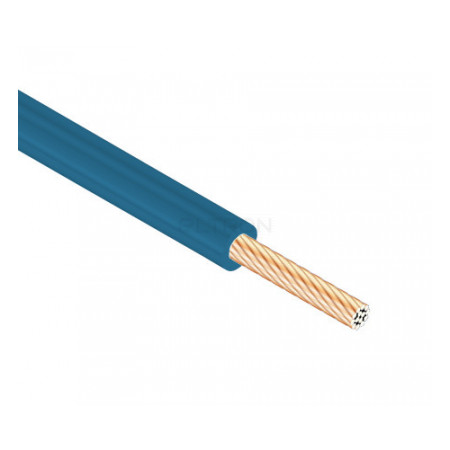 Провод Одескабель ПВ-3 нг-LS 1,5 мм² синий установочный медный гибкий (ГОСТ) фото