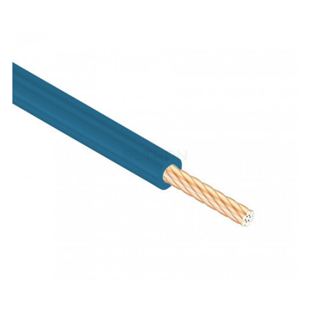 Провод Одескабель ПВ-3 1,0 мм² синий установочный медный гибкий (ГОСТ) фото