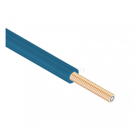 Провод Одескабель ПВ-3 нг-LS 2,5 мм² синий установочный медный гибкий (ГОСТ) фото