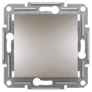 Выключатель Schneider Electric Asfora 1-клавишный проходной (переключатель) бронза мини-фото