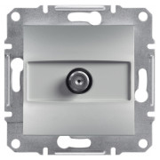 Розетка Schneider Electric Asfora SAT кінцева (1 дБ) алюміній міні-фото