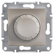 Светорегулятор (диммер) Schneider Electric Asfora поворотный проходной 600 Вт бронза мини-фото