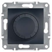 Светорегулятор (диммер) Schneider Electric Asfora поворотный проходной 600 Вт антрацит мини-фото