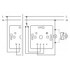 Светорегулятор (диммер) Schneider Electric Asfora поворотный проходной 315 Вт антрацит изображение 3 (схема)