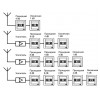 Розетка Schneider Electric Asfora SAT проходная (4 дБ) антрацит изображение 4 (схема)