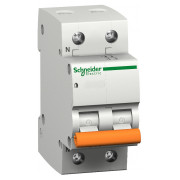 Автоматичний вимикач Schneider Electric ВА63 (Домовий) 1P+N 6А тип C 4,5кА міні-фото