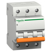 Автоматический выключатель Schneider Electric ВА63 (Домовой) 3P 10А тип C 4,5кА мини-фото