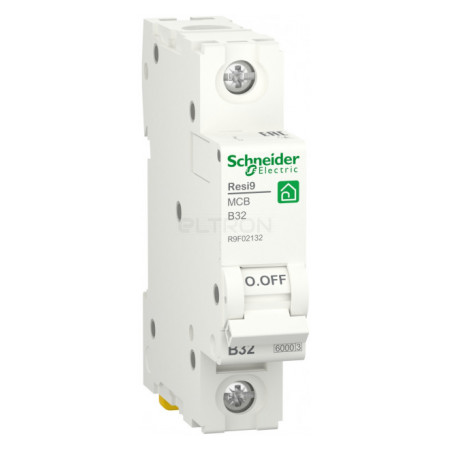 Автоматический выключатель Schneider Electric Resi9 1P 32A тип B 6кА (R9F02132) фото