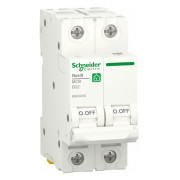 Автоматичний вимикач Schneider Electric Resi9 2P 32A тип B 6кА міні-фото