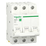 Автоматичний вимикач Schneider Electric Resi9 3P 16A тип B 6кА міні-фото