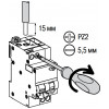 Диференційний автоматичний вимикач Schneider Electric АД63 2P 16А 30мА хар-ка C тип AC зображення 3 (схема)