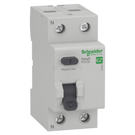 Дифференциальный выключатель (УЗО) Schneider Electric EZ9 (Easy9) 2P 63А 300мА тип AC (EZ9R64263) фото