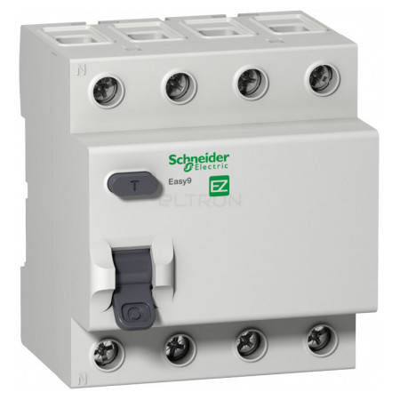 Диференційний вимикач (ПЗВ) Schneider Electric EZ9 (Easy9) 4P 40А 100мА тип AC (EZ9R54440) фото